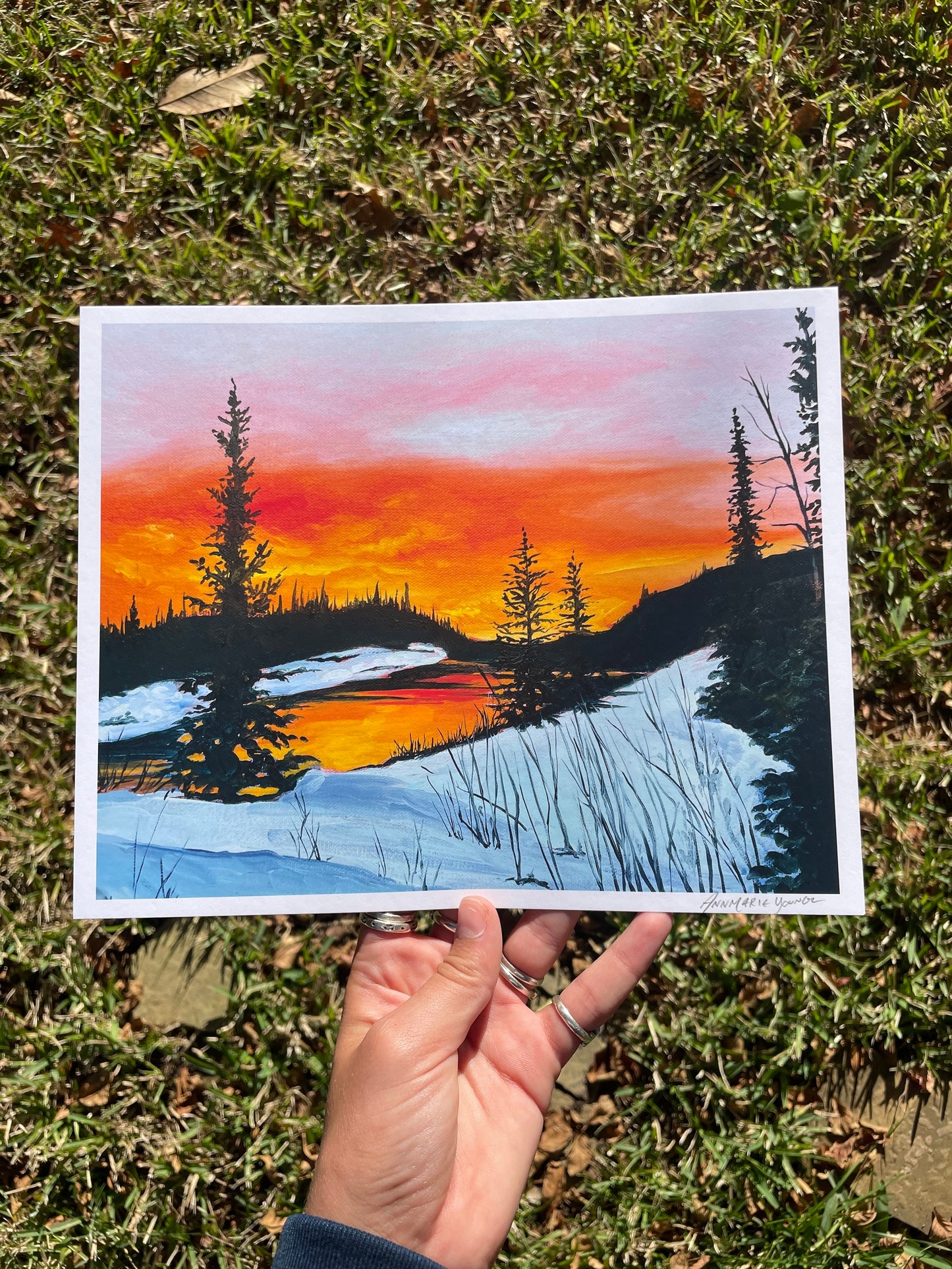 "Fire and Ice" Print