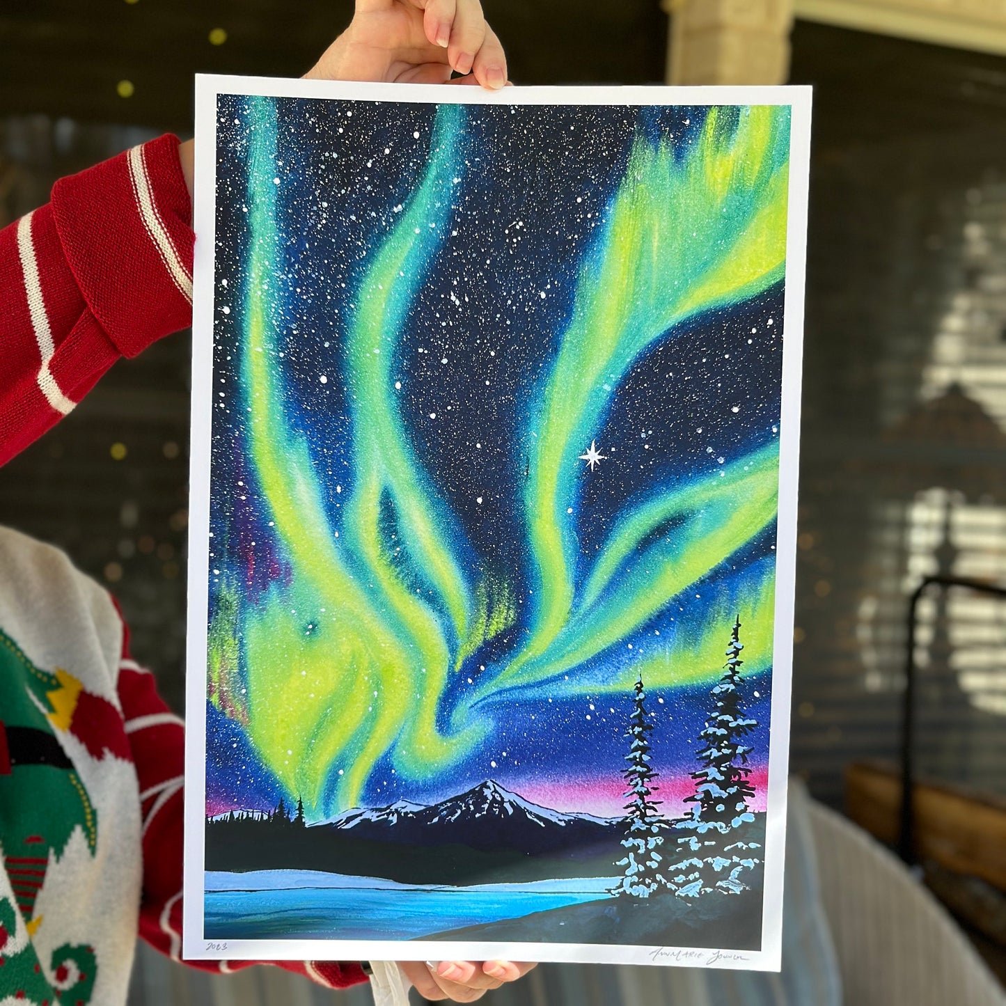 "Aurora Borealis" Print 13x19