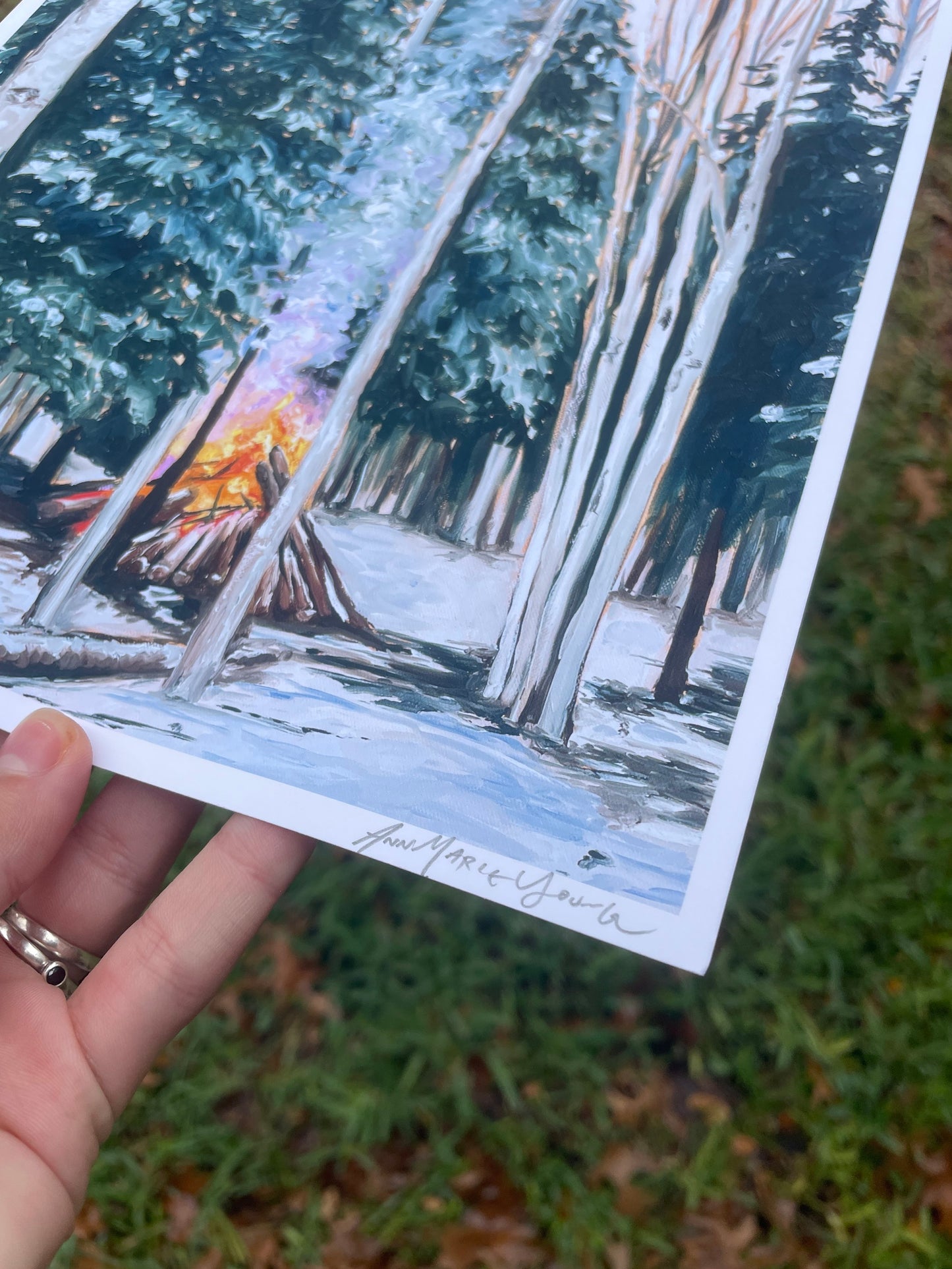 "First Fire" Print