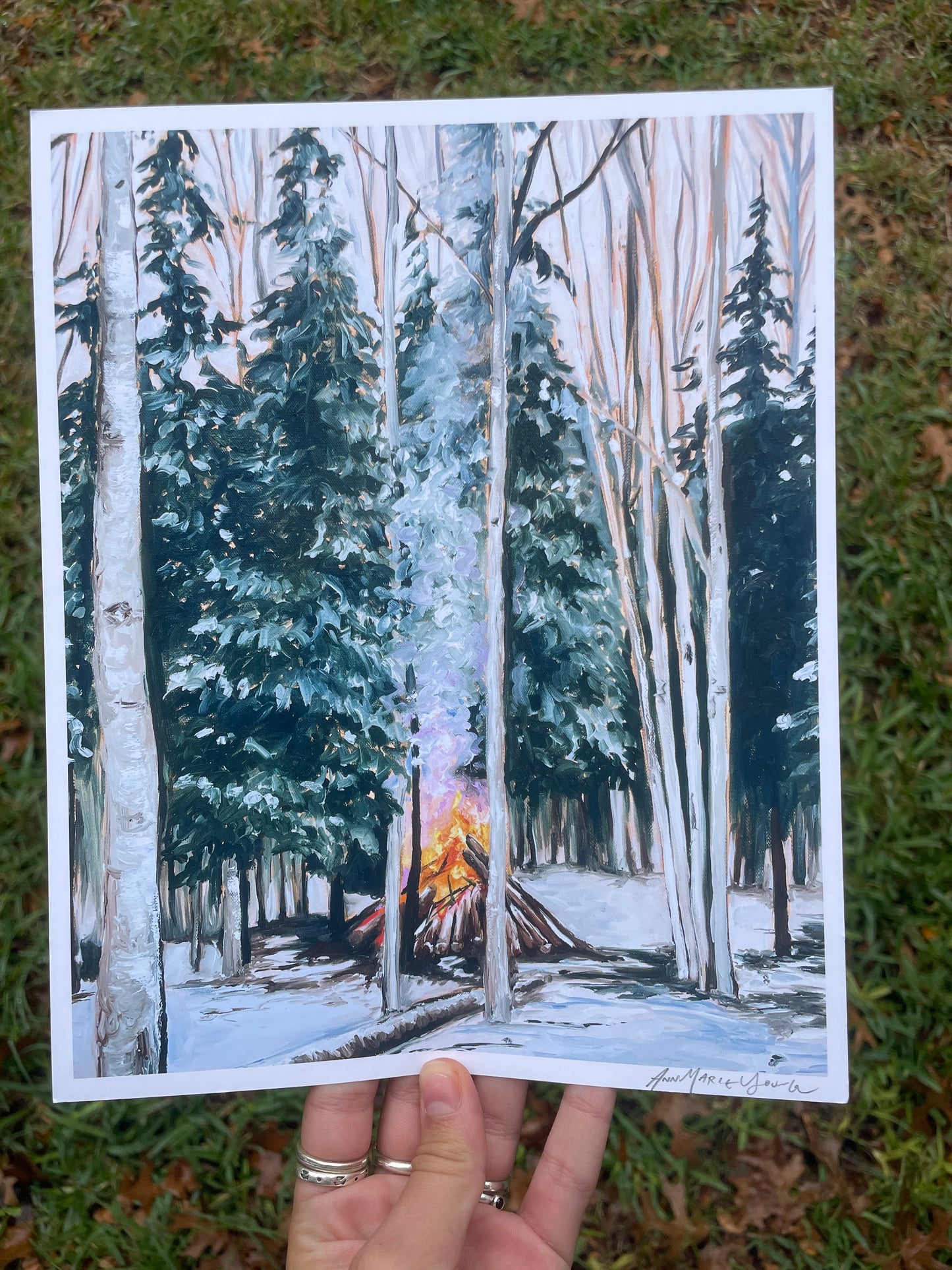 "First Fire" Print