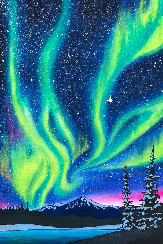 "Aurora Borealis" Print 13x19